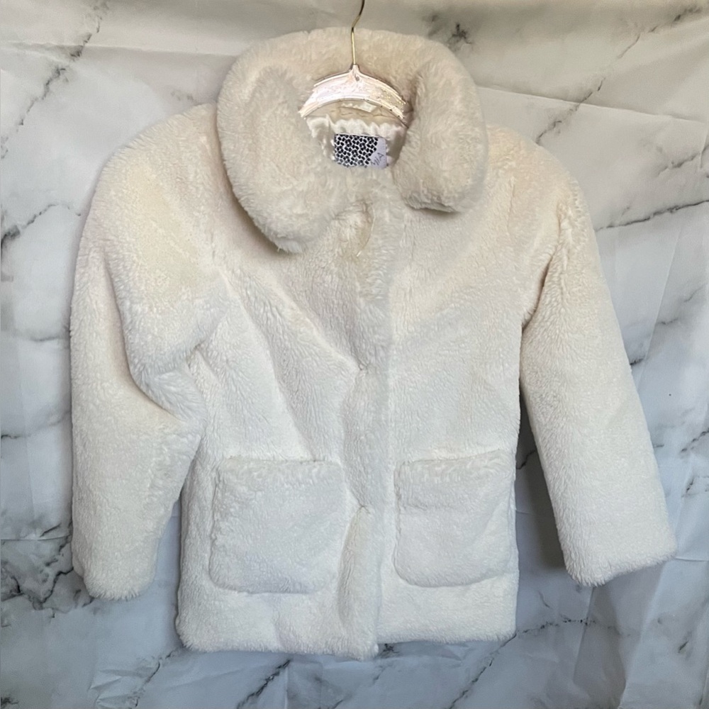 Cozy Cream Faux Fur Coat